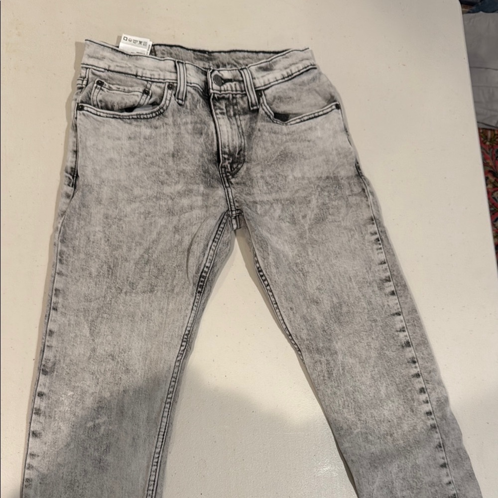 Levi's Gray Slim Jeans with Vintage Wash